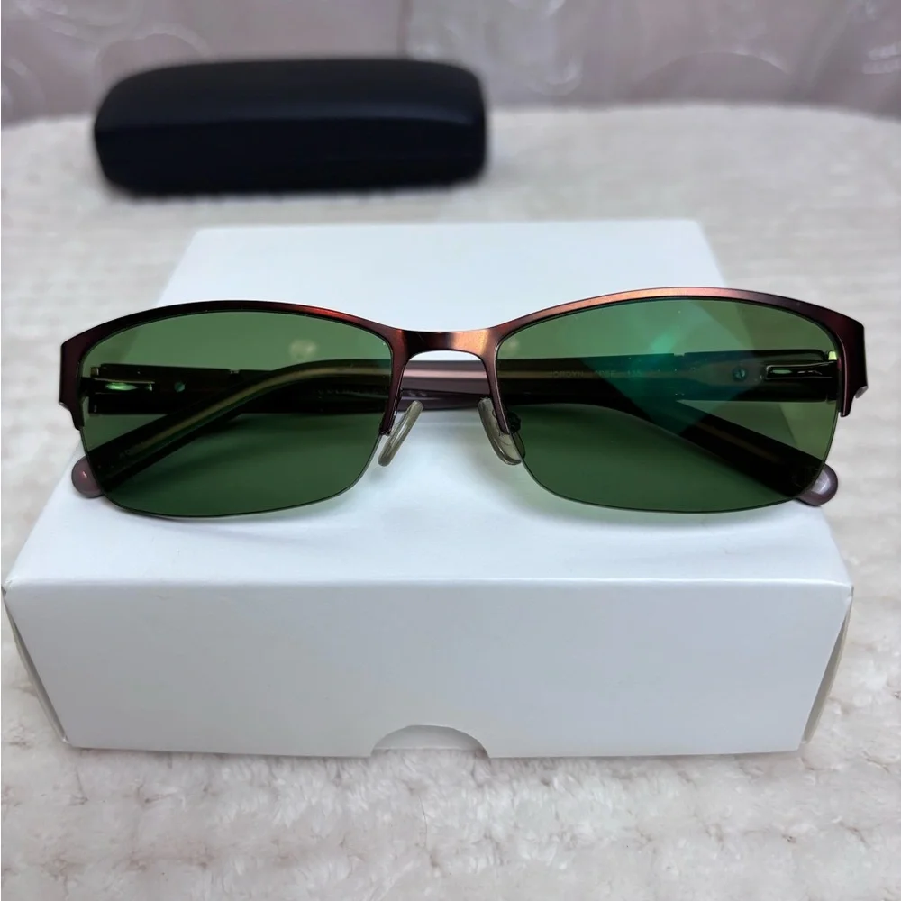 Banana Republic Bronze Half-Rim Sunglasses